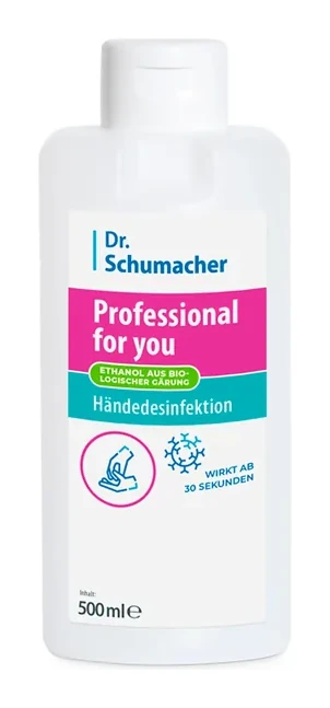 Händedesinfektion mit Alkohol